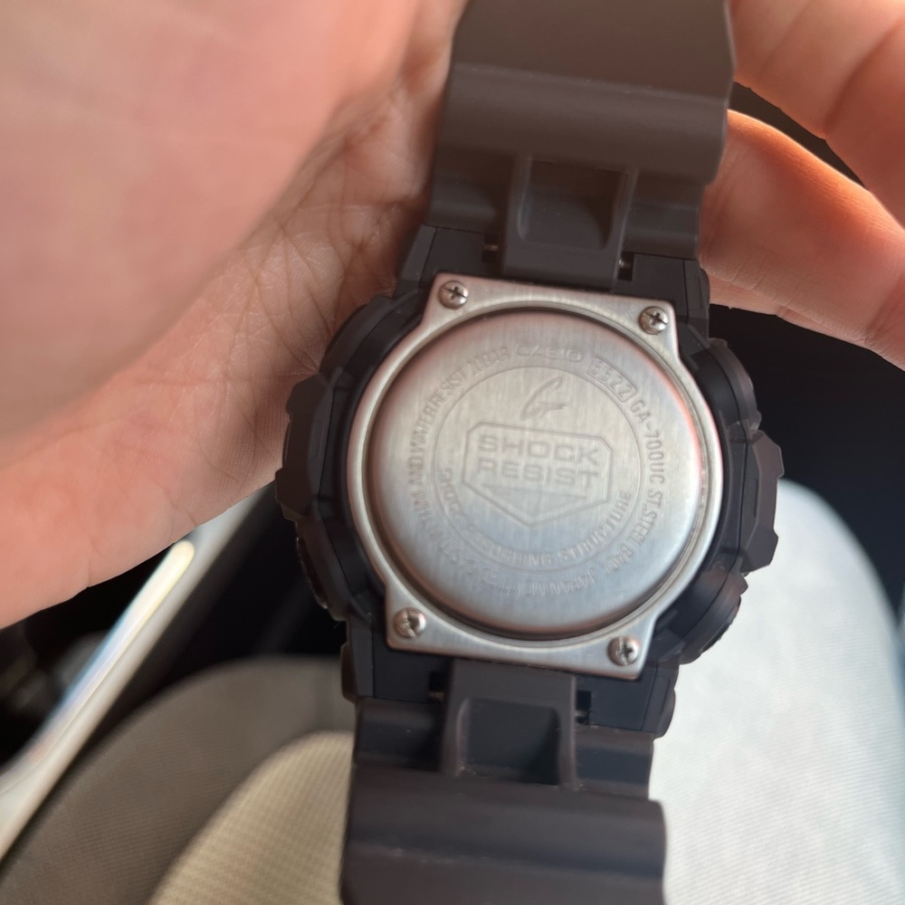 G-Shock Black and Silver Smartwatch